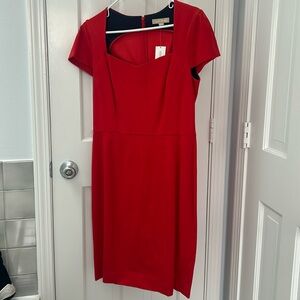 Banana Republic red dress women’s 12 new
